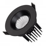 Встраиваемый точечный светильник MS-ATOLL-BUILT-TURN-R94-10W Warm3000 (BK, 60 deg, 230V) (Arlight, IP54 Металл) 041574 (LED)