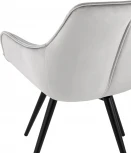 Стул вращающийся Сеул велюр светло-серый УТ000035942