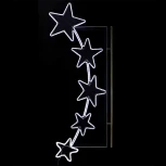 Светодиодная Консоль "Пять Звезд" 90 x 200 см, Белая, 220В Laitcom SKL4-220W (IP65)