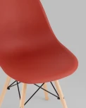 Стул Eames Style DSW терракотовый x4 (разборный каркас) Stool Group арт.УТ000039376