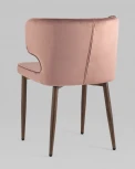 Стул Stool Group Матео велюр пыльно-розовый ножки дерево УТ000031336