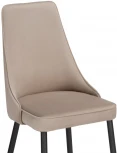 Стул Notta на металлокаркасе Лана бежевый / черный 553579