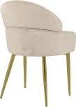Стул обеденный Берклей D-1202D, бежевый/золото IST-CASA