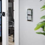 Сенсорный выключатель одноклавишный с подсветкой (серебряный) W4510106 (a047894)