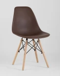 Стул Stool Group Eames Style DSW коричневый x4 УТ000003480