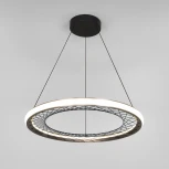 Подвесной светодиодный светильник Eurosvet Parafe 40024/1 LED серый (220V, на тросе, круглые)