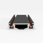 Шинопровод накладной Elektrostandard Flat Magnetic (2м) чёрный 85129/00