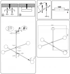 Потолочная люстра на штанге Ambrella Traditional TR2505 (220V, шарики)