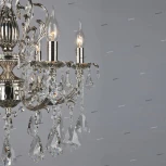 Подвесная люстра Omnilux Grosseto OML-77713-06 (220V, на цепи, подсвечник, свеча)