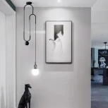 Подвесной светильник Newton Black ImperiumLoft Newton-Black01 (187975-23) (220V, на проводе, шар)