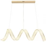 Подвесной светильник Crystal Lux MUSIKA SP100W LED L1200 GOLD (220V, на тросе)