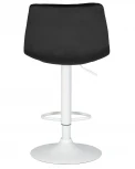Стул барный DOBRIN TAILOR WHITE (черный велюр (MJ9-101))
