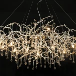 Подвесная люстра Loft IT Bijout 10067/1800 SG (220V, на тросе, ветки)