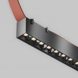 Трековый светильник ременной Downlight Maytoni Points Parity TR128B-12W3K-M-B 3000K 12Вт черный (48V)