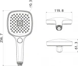Душевая лейка IDDIS Slide SLI3F0Bi18 черная