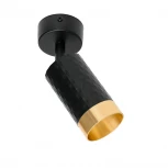 Спот Wolta WSL-GU10/S10BG под лампу GU10 Черный / Золотой CELLA