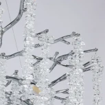 Подвесная люстра MW-Light Лайма 467013510 (220V, хрусталь, на тросе, ветки)