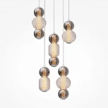 Подвесной светильник Maytoni Drop MOD273PL-L80CH3K (LED, 220V, на проводе, шарики, круглые)