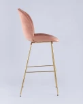 Стул барный Stool Group Beetle со спинкой пудровый УТ000001769