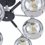 Потолочная люстра на штанге Arte Milano Napoli-9354 339354/6 CR+BK (220V)