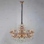 Подвесная люстра Omnilux Grosseto OML-77723-12 (220V, на цепи, подсвечник, свеча)