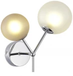 Бра Evoluce Malte SLE1107-101-02 Хром/Белый, Серый G9 2*5W (220V, шарики)