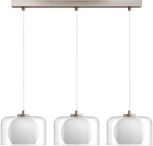 Подвесной светильник 33 ИДЕИ PND.102.03.07.002.NI-S.28.TR-S.02.WH (220V, на проводе)