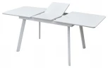 Стол АРУБА 140 БЕЛЫЙ стекло / БЕЛЫЙ