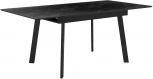 Стол DikLine SFH125 стекло Оптивайт Черный мрамор/подстолье черное 00-00069527
