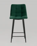 Стул полубарный Stool Group Джанго велюр зелёный высота сиденья 60 см УТ000035294