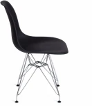 Стул CINDY IRON CHAIR (EAMES) (mod. 002) металл, пластик, 51x46x82,5, черный Tetchair 14182