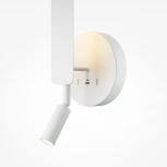 Настенный светильник со спотом Maytoni Combo MOD214WL-L8W3K1 (LED, 220V, выключатель)