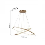 Подвесной светильник Favourite Hexagon 2103-14P (LED, 220V, на тросе)