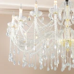 Подвесная большая люстра Aployt Anula APL.810.03.20 (220V, на цепи, свеча)