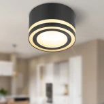 Встраиваемый точечный светильник ЭРА DK113 BK (220V)