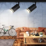 Трековый светильник ЭРА TR52 - GU10 BK (220V)