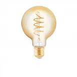 Лампочка светодиодная прозрачная/желтая шар E27 4W Eglo Lm_led_e27 11876