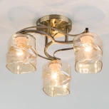 Потолочная люстра Eurosvet Brice 30158/3 античная бронза