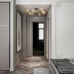 Потолочная люстра на штанге Arte Milano Neapolis-73708 273708/8 BK/GD (220V, шар, молекулы)