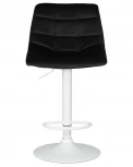 Стул барный DOBRIN TAILOR WHITE (черный велюр (MJ9-101))