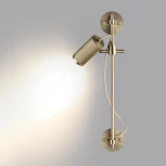 Настенный спот поворотный на 50/180 Odeon Light Manchester 7013/1W металл/под латунь LED GU10 10W 220V