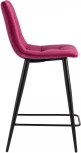 Стул полубарный Stool Group Джанго велюр винный высота сиденья 60 см УТ000036034