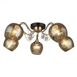 Потолочная люстра Imex MD.4044-5-S AB+BK