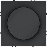 Диммер поворотно-нажимной 600 Вт (графит) Voltum S70 VLS070307