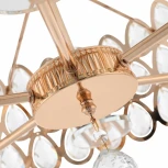 Потолочная люстра хрустальная на штанге Arte Milano Sorrento-1019 371019/6/50/490 GD (220V)