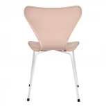 Стул Seven белый с хромированными ножками