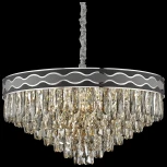 Подвесная люстра каскадная Wertmark Calista WE135.22.103 (220V, хрусталь, на цепи)
