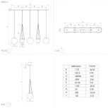 Подвесной светильник Eglo Rondo 3 900512 (220V, на проводе, шарики)