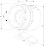 Прожектор уличный Elektrostandard Landscape 35190/S черный (LED, 24V, IP64)