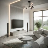 Потолочная люстра на штанге Freya Arch FR6178CL-L30B (LED, 220V, шарики)